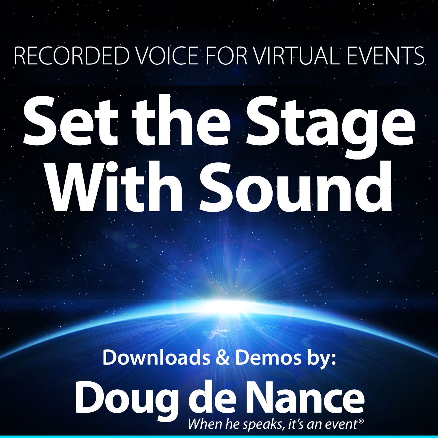Set the stage with sound