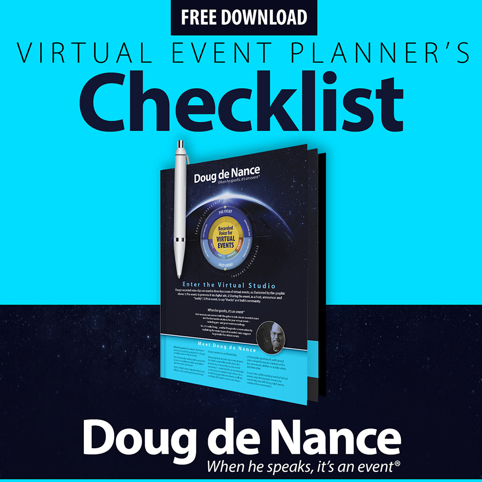 Doug de Nance: Virtual Event Planner's Checklist